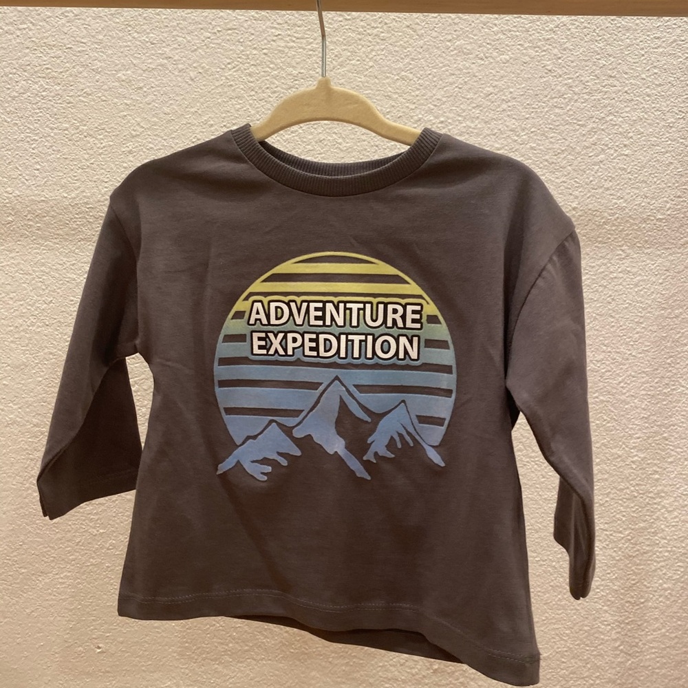 Zara graphic long sleeve boys tee- NWT